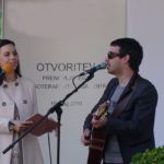8 Otvoritev, družabi del, Lorella Flego, Rudi Bučar